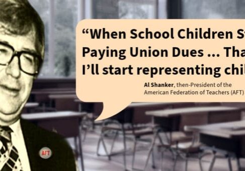 When School Children Start Paying Union Dues . . . That’s when I’ll start representing children