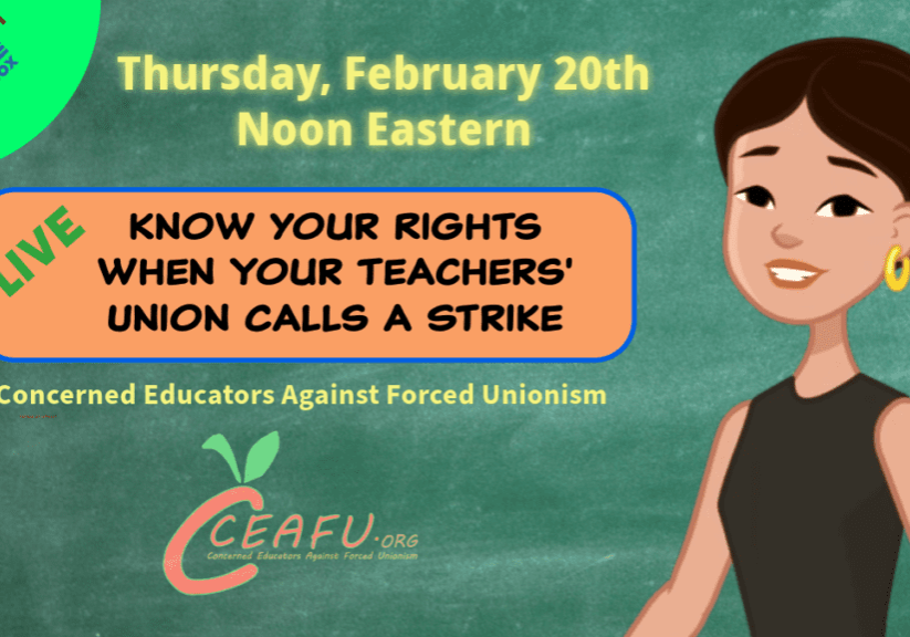 Know Your Rights When Your Teachers' Union Bosses Call a Strike
