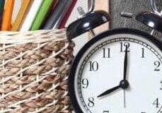 UPTE officials arbitrarily board with a clock and some books