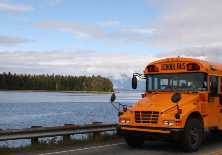 School Bus in Alaska School Bus in Alaska